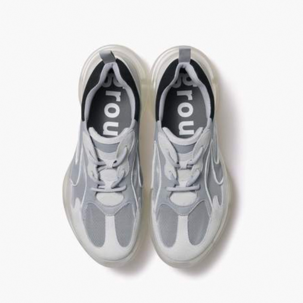 INTERSTELLAR BIGMAC+ Grounds スニーカー 厚底 grounds INTERSTELLAR BIGMAC GRAY BIGMAC / MATTE | IAAAM