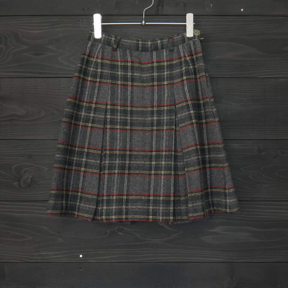 60's ウールボックスプリーツスカート | 古着 通販 relddot | レルドット