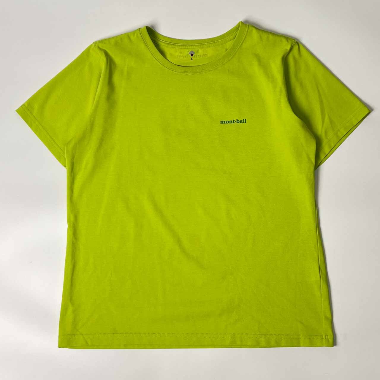 mont-bell モンベル バックプリント ボタニカル 半袖 ドライ Tシャツ