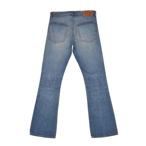 【KAMIYA】Distressed Slim Bootcut Jeans