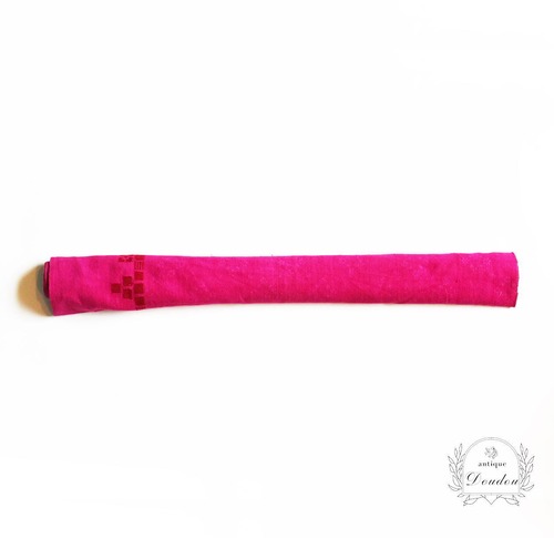 カット販売/sa793/ハンガリー アンティーク リネン 花模様×刺kékfestés