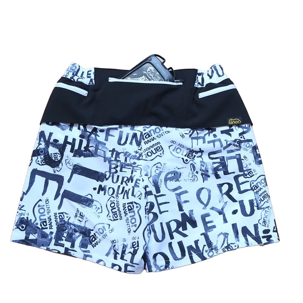ranor ラナー ミドルショーツ（サイズM） ranor(ラナー) MO MIXCHER MIDDLE SHORTS WHITE | play field mountain