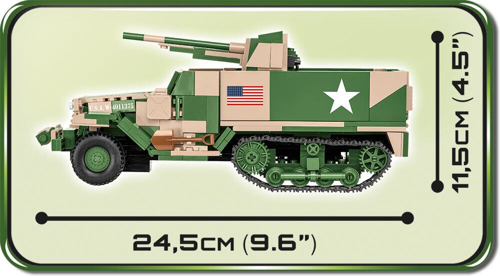 COBI #2535 M3 75mm 対戦車自走砲 (M3 GMC) | ミリタリーブロック公式