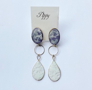 marble drop pierce / earring