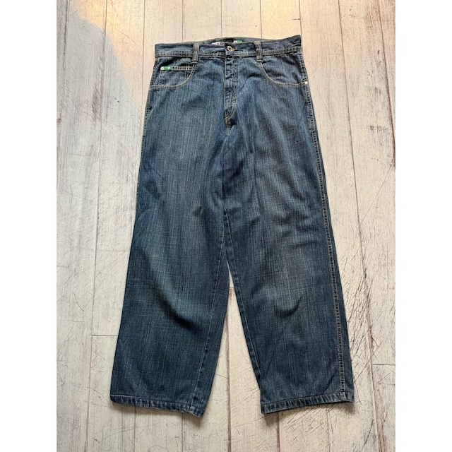 -SOUTHPOLE- wide straight denim pants