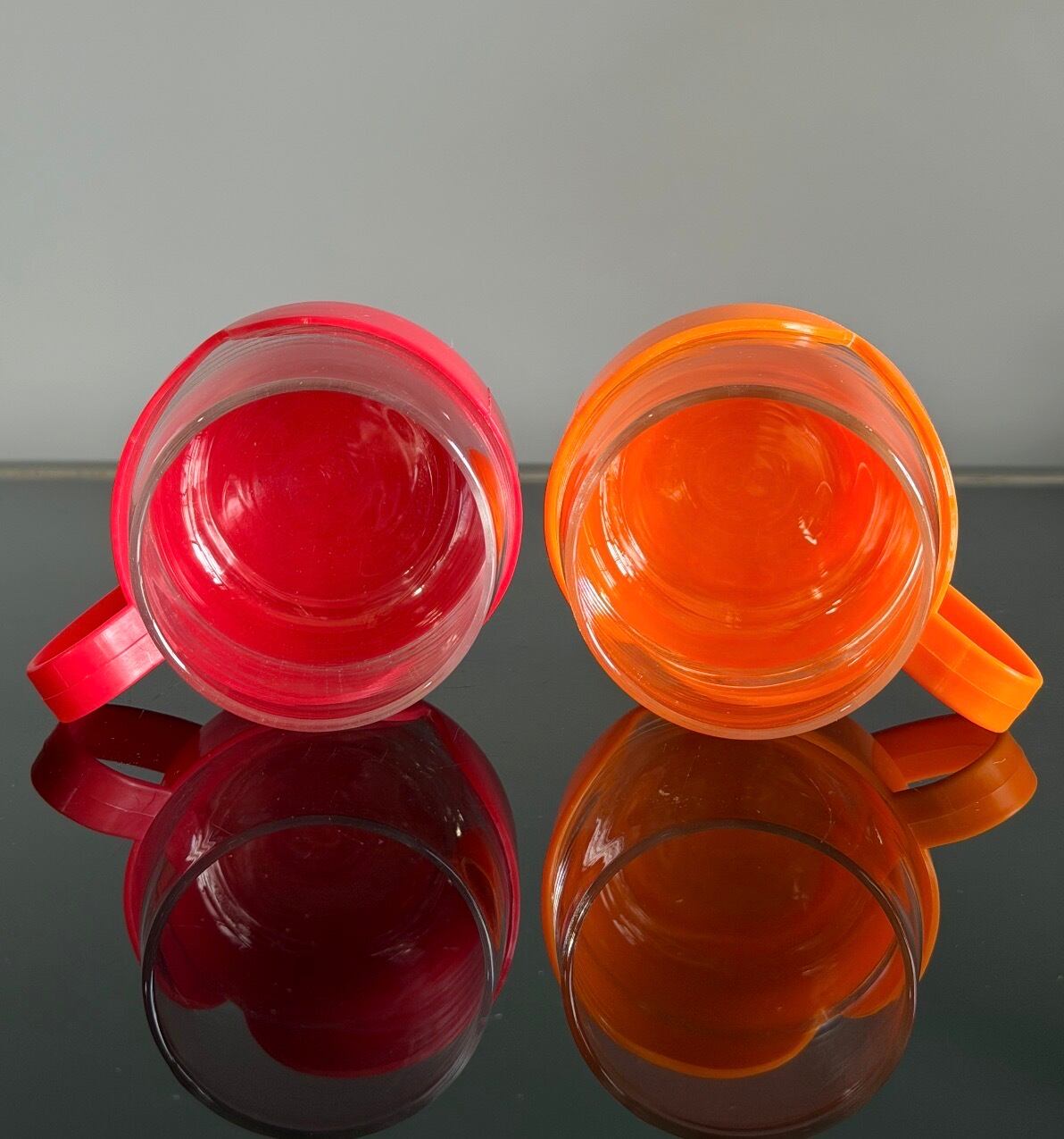 チューリップカップ ホルダーグラス レトロポップ 2客セット 昭和
