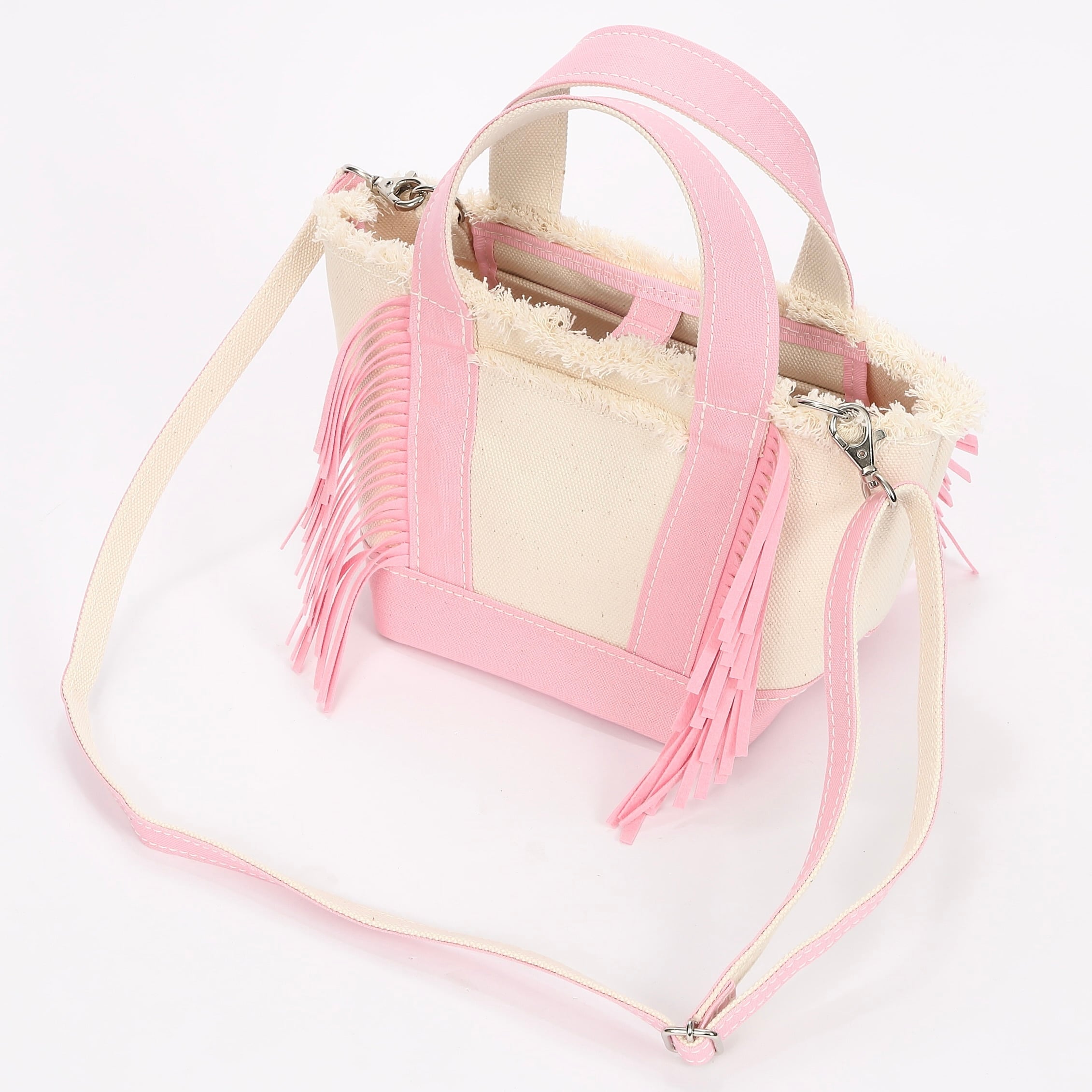 EcoSuedeToteBag[mini]/COTTON CANDY | ayako