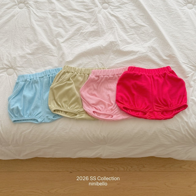 【取寄】ninibello|pepe rabba pants|ペペラッパパンツ|XS-2XL|kids|26 summer 2nd