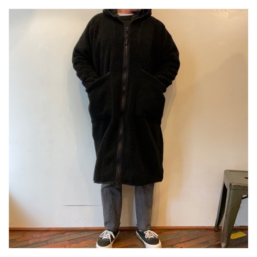 Farfield Original / Fleece Hooded Coat Raglan | BIRD MOUNTAIN