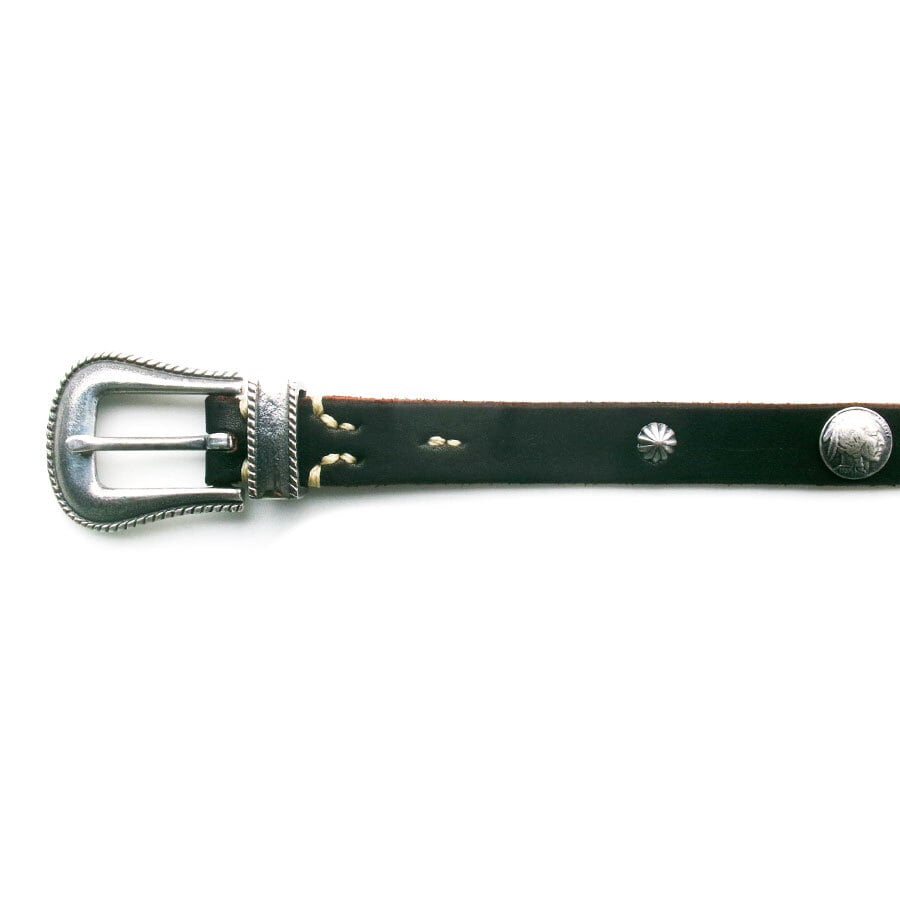 VINTAGE WORKS dh5738 ＣＨー1 VINTAGE WORKS BELT DH5738 CH-1 CHASIN BLACK ビンテージワークス