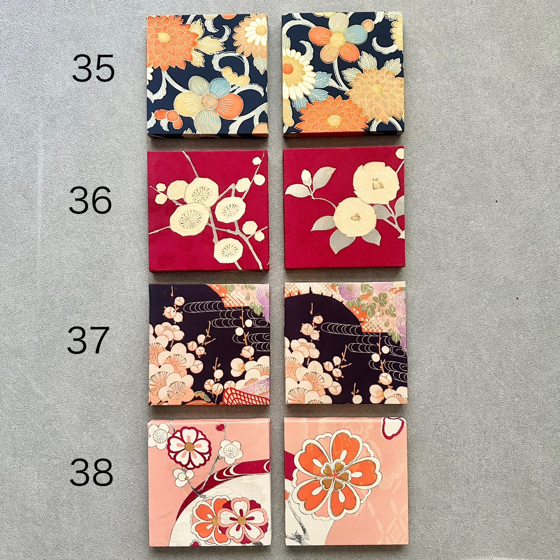 専用◽️002春 着物のファブリックパネル(3セット) サステティナブル 和モダン mic319_fab-roy-p-03