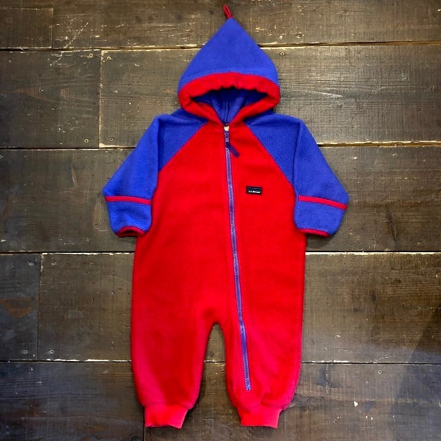 USED L.L kids BY L.L Bean フリースジャンプスーツ 18M 18ヶ月　 | Churchill kids wear  powered by BASE