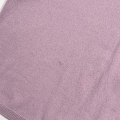 カシミヤ100% FAGRAS VITA ファグラス ヴィータ タートルネック 半袖 ニット セーター 42/ピンクパープル レディース