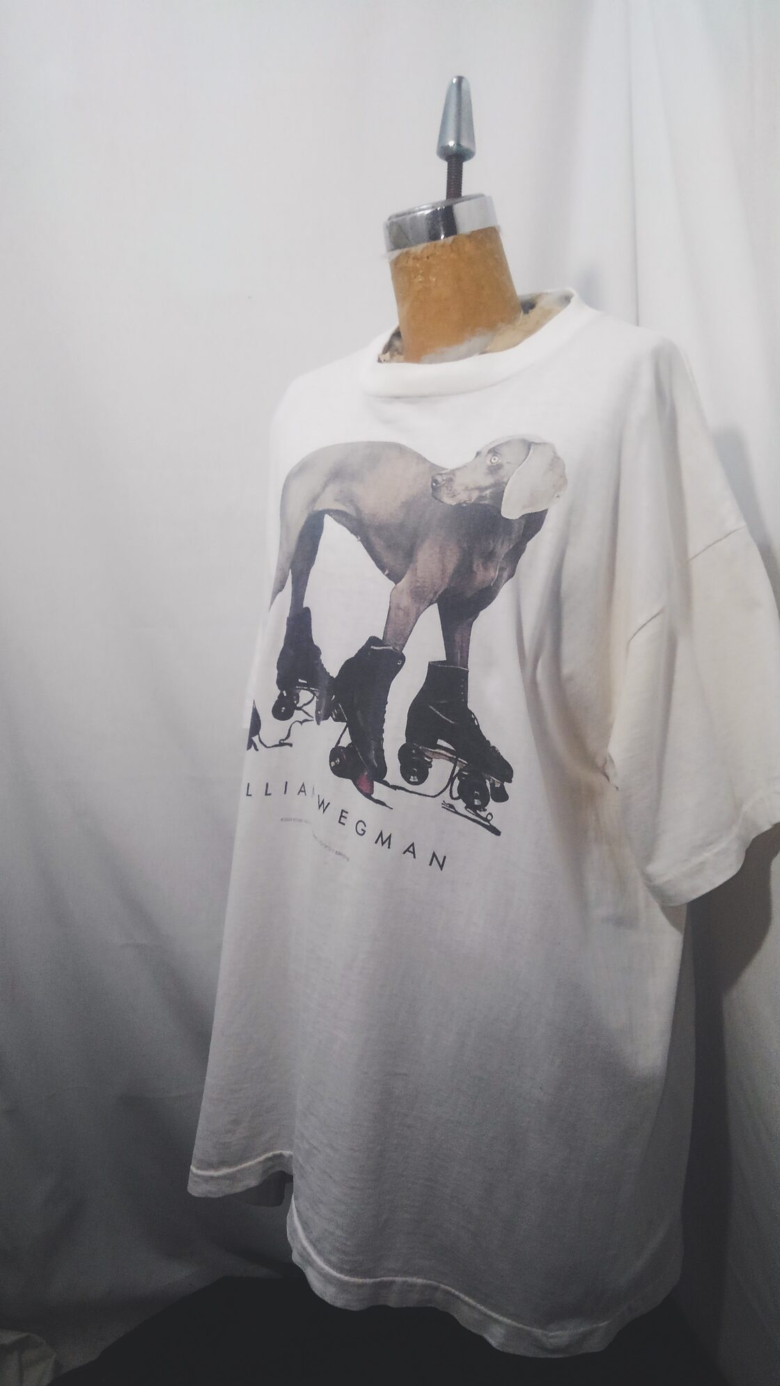 Vintage william wegman roller rover dog photo t-shirt 90s | Pay ID