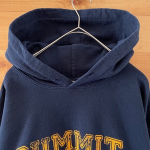 【GILDAN】SUMMIT プリント スウェットパーカー フーディM US古着