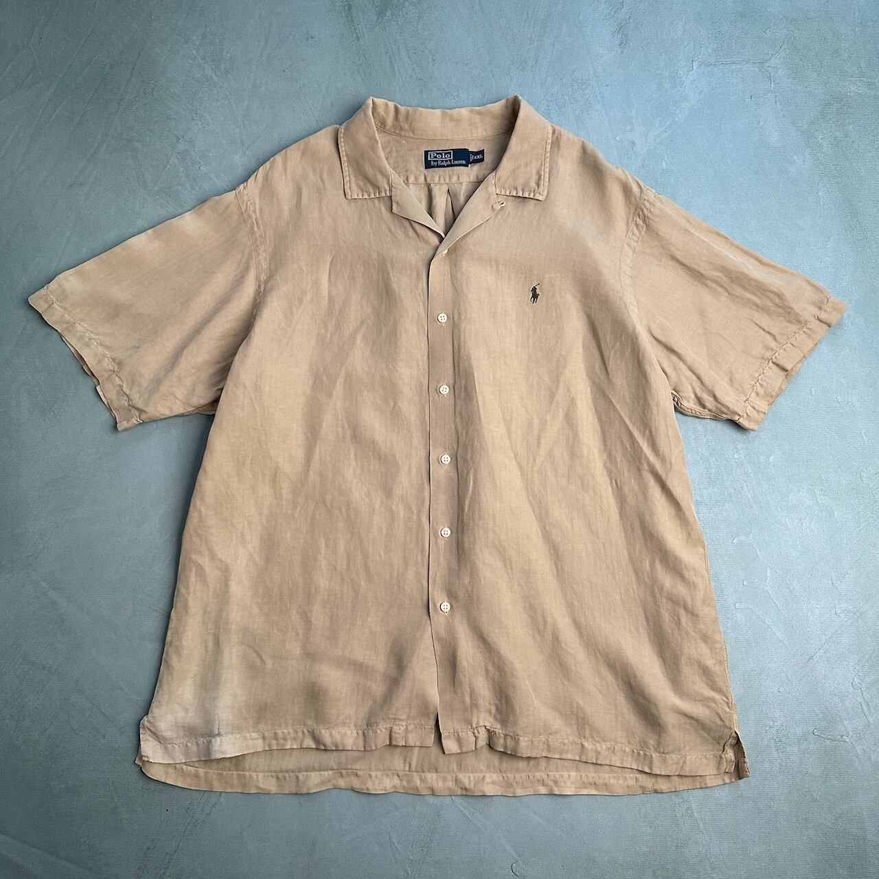 90s Ralph ラルフローレン JAVA キューバシャツ 半袖シャツ パープル