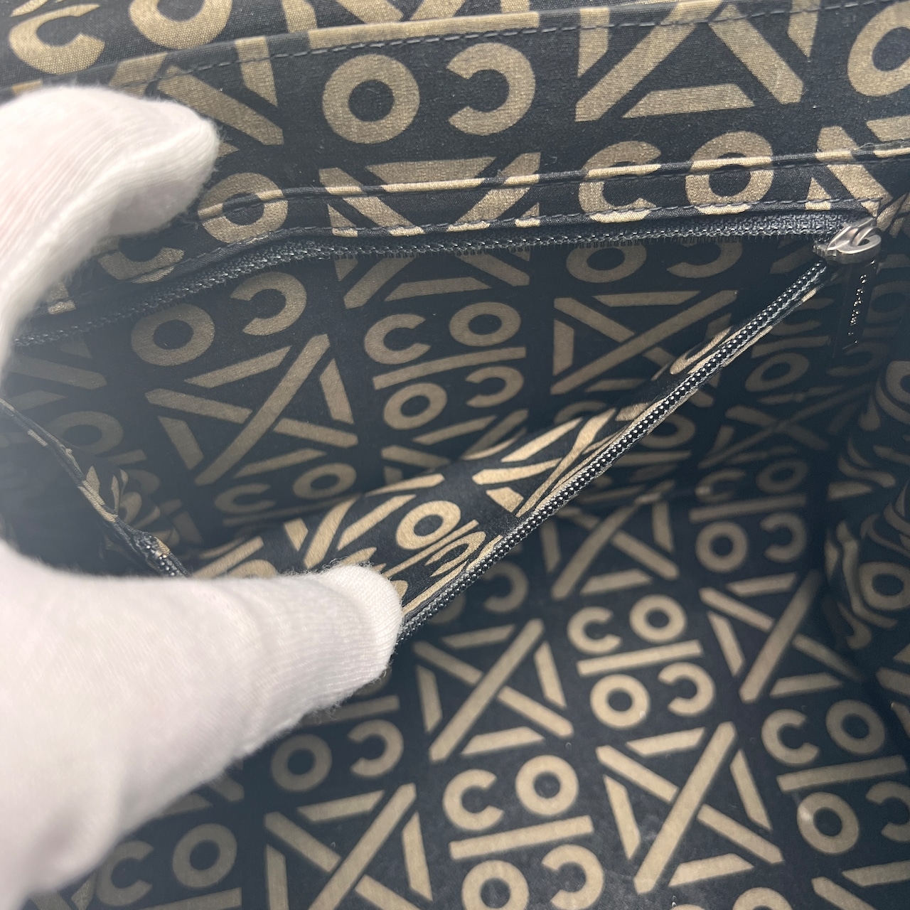 CHANEL シャネル 2.55 ターンロック レザー ショルダーバッグ 黒 A-13983