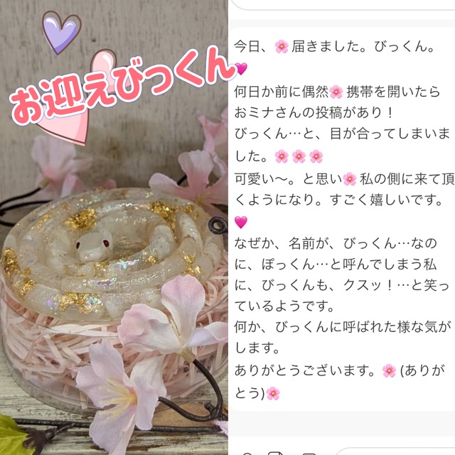 神遣いの白蛇のびっくん