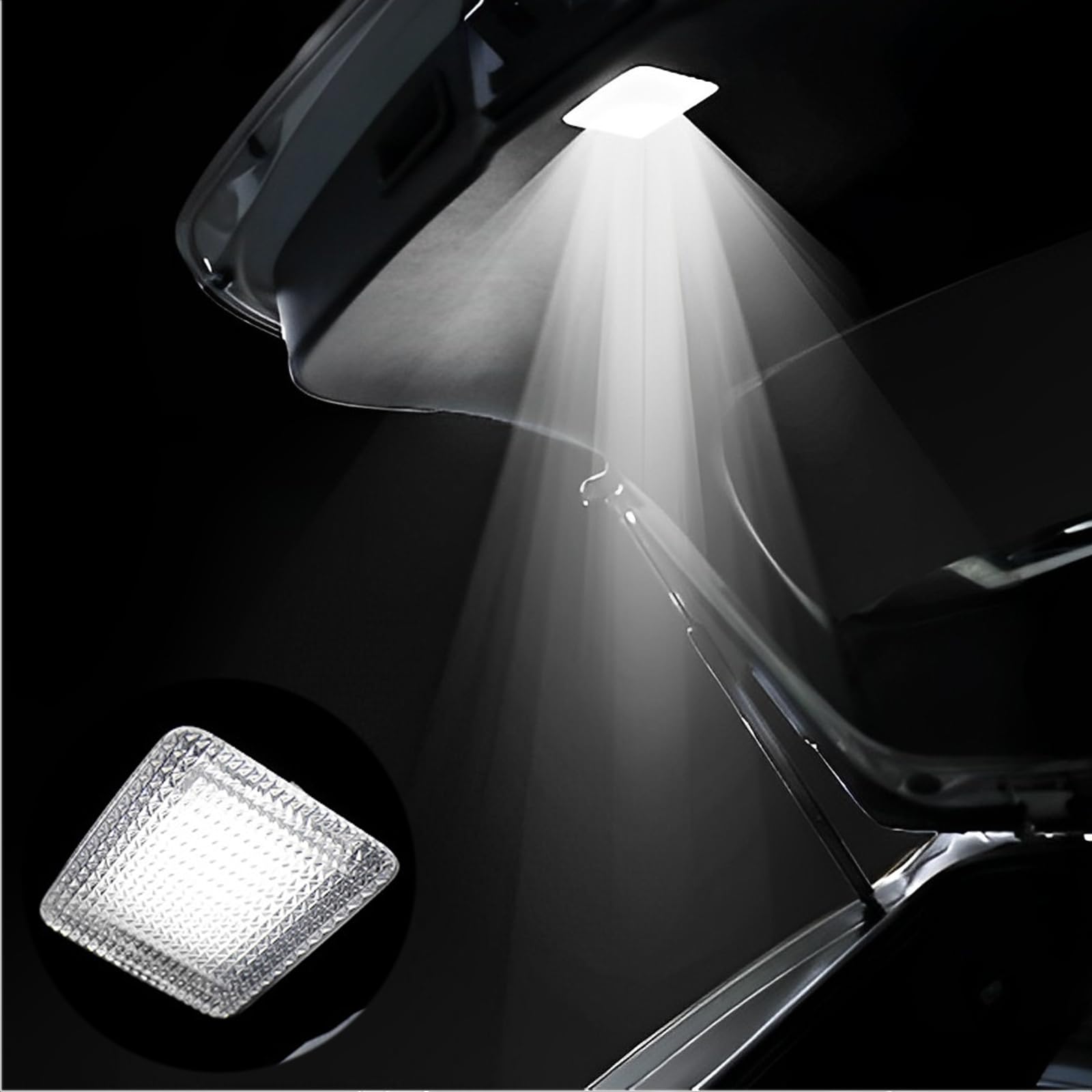 レクサス用 新型 NX20系 ラゲッジランプ LED 入れ替え ルームランプ トランクランプ 高輝度 簡単取付 レクサスNX 全グレード対応 カスタム 内装パーツ (ホワイト)