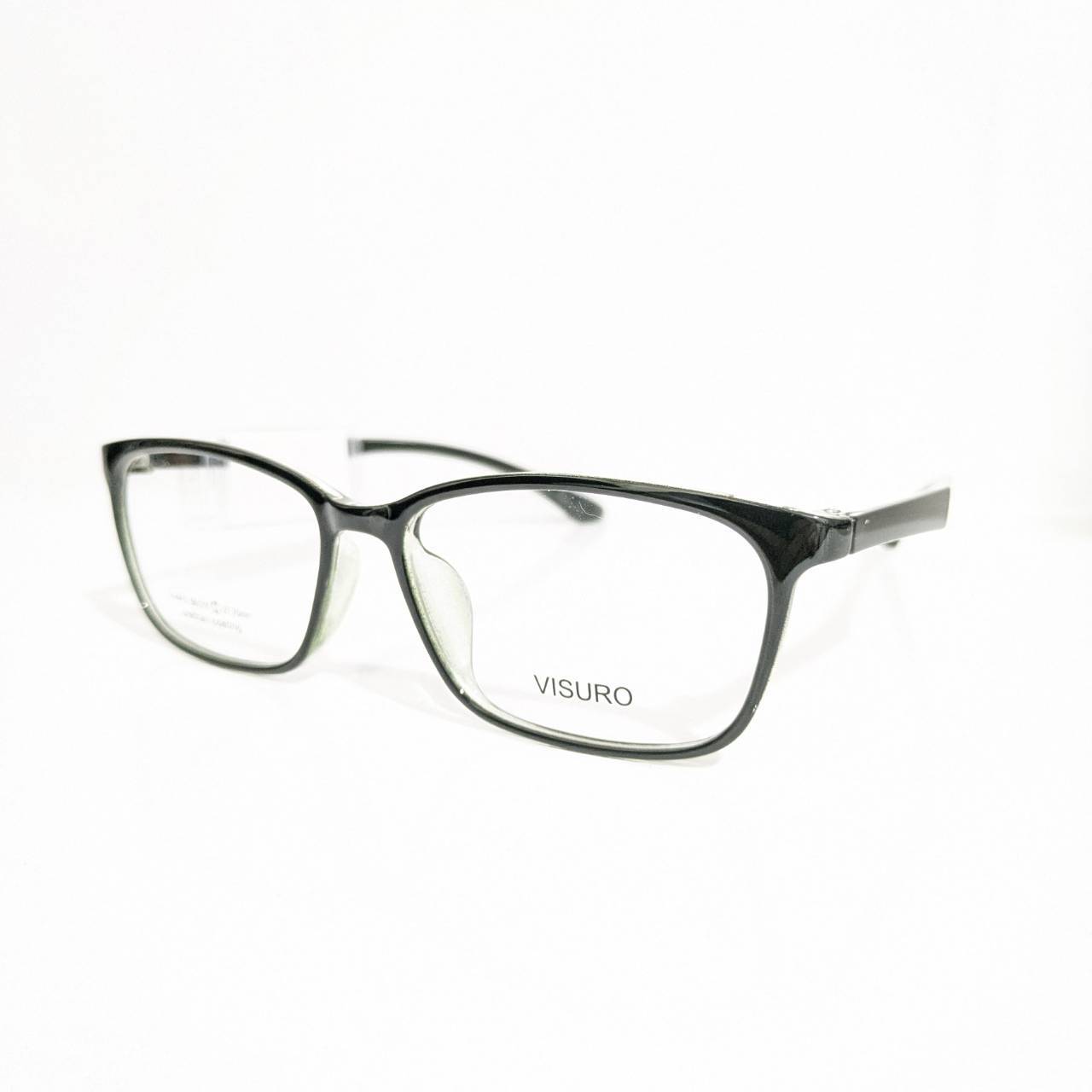 【VISURO】スクエアセルフレーム ブラック