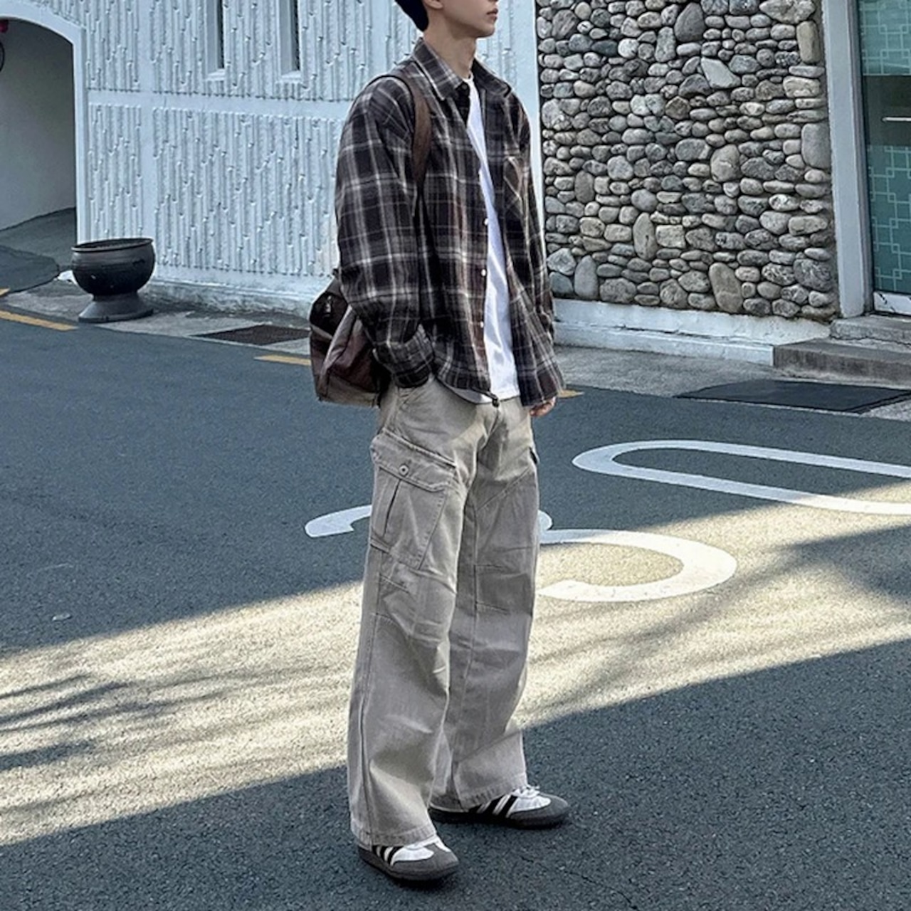 ベージュワークルーズデニム　1262