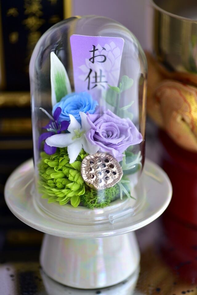 お供えのお花【gift】パールホワイト色 お供え・お盆・お悔やみ・四十