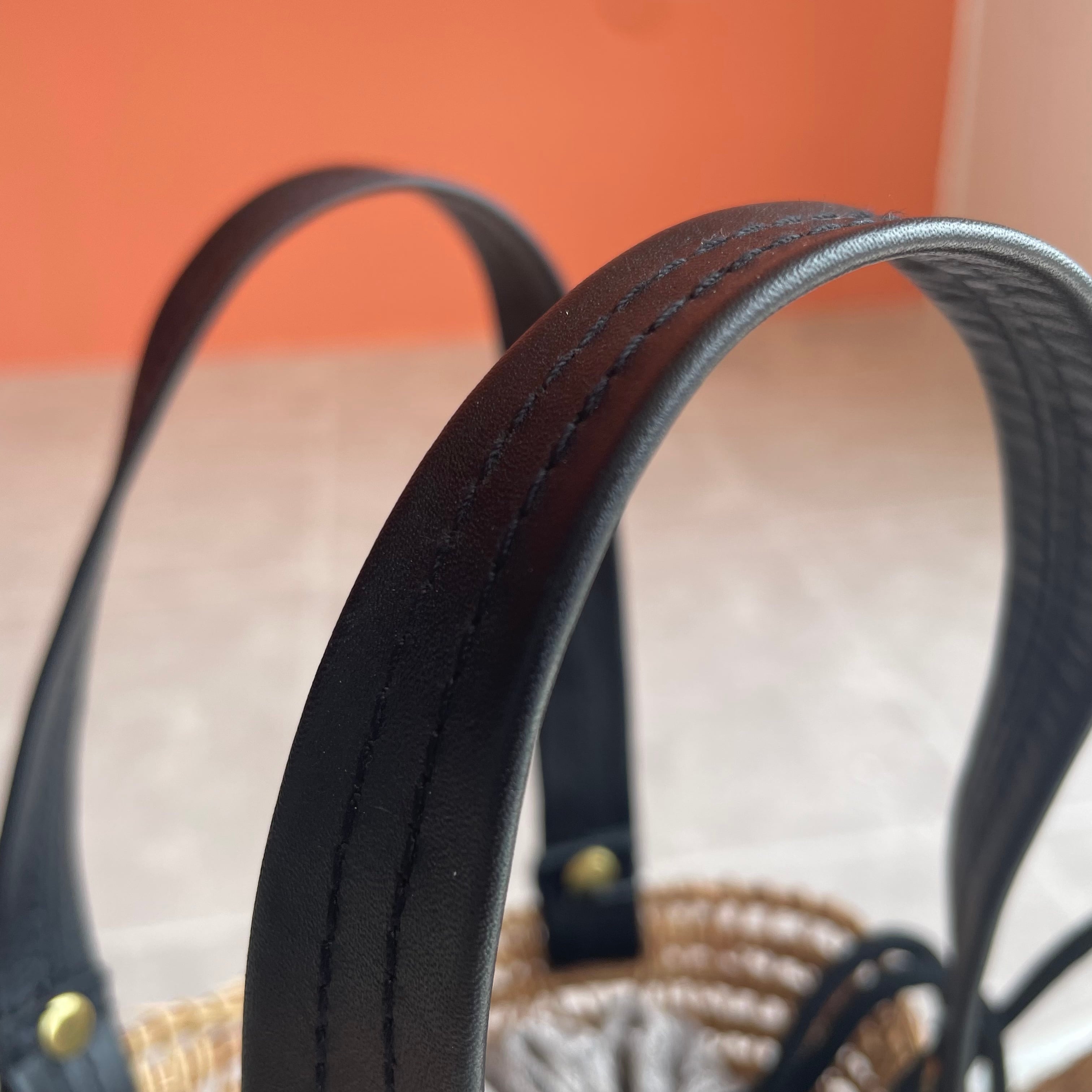 Atelier Brugge 】デザイン柄編かごバッグ - FAIRTRADE PRODUCT