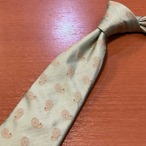 KENJI KAGA "SETTEPIEGHE" SILK PAISLEY JACQUARD TIE
