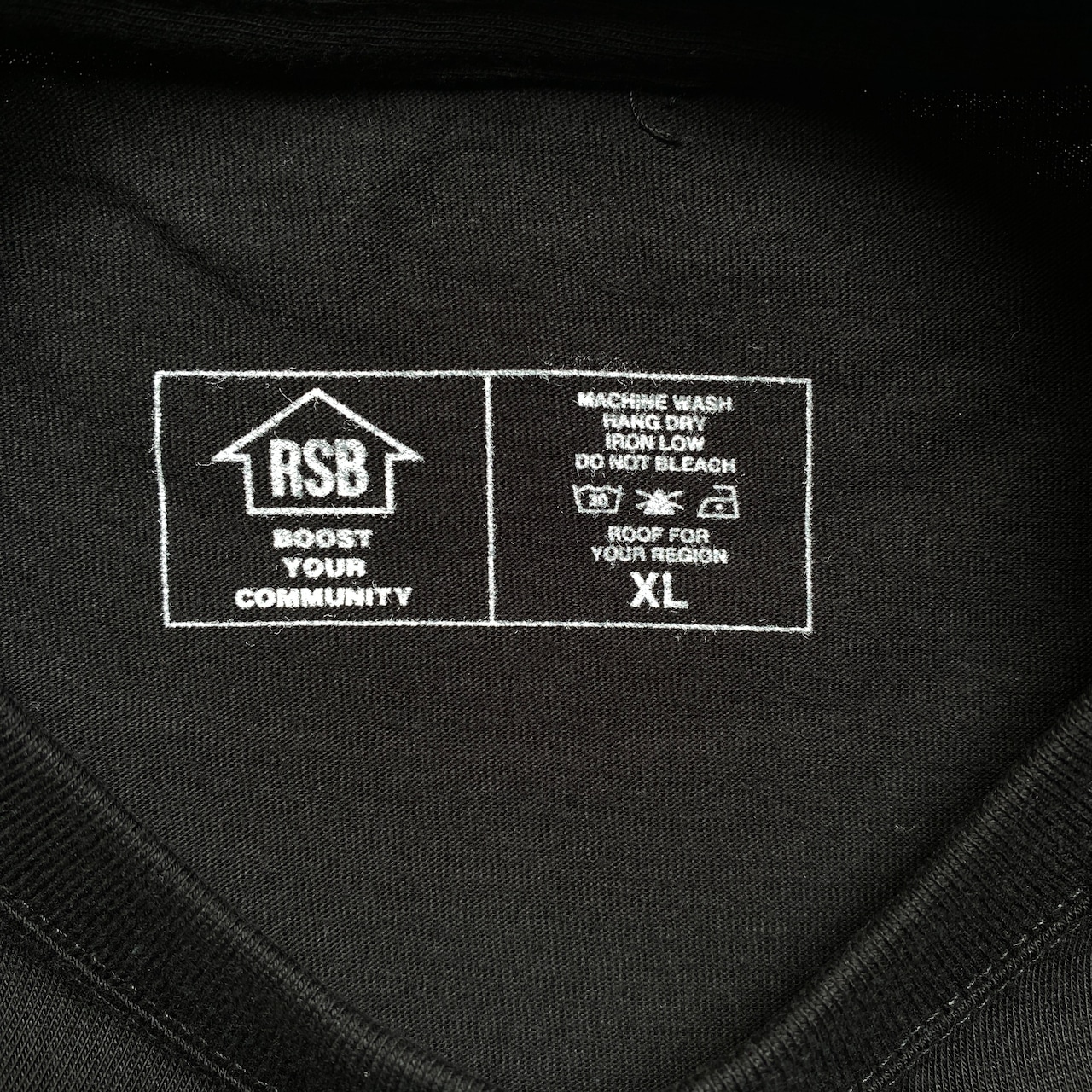 BADEN PLACE×RSB SAUNA CLUB S/S Tee BLACK