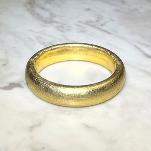 BOTTEGA VENETA gold color leather bangle