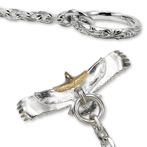 鷲見太郎 Necklace ネックレス】イーグル eg-05/K18・SVネックレス