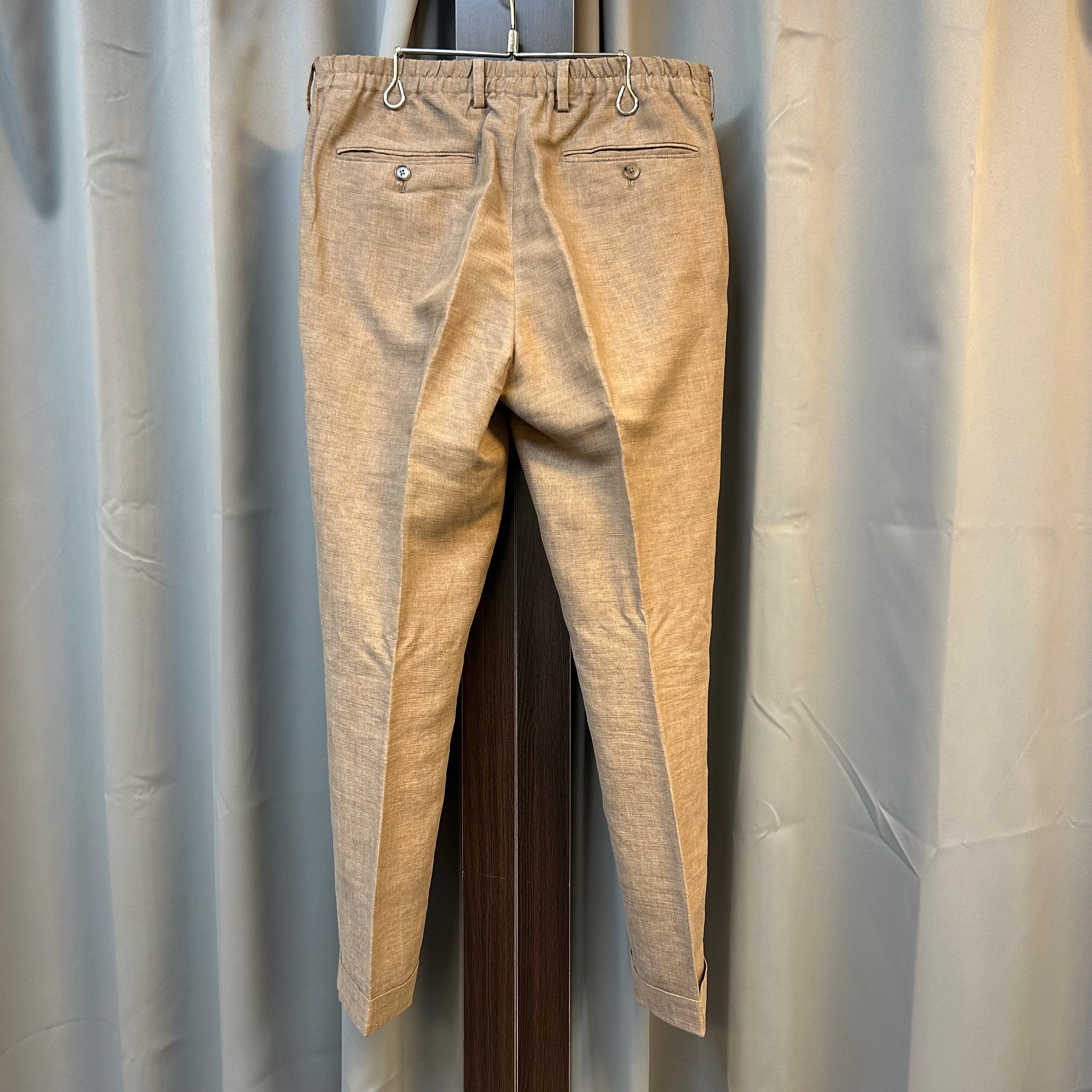 LARDINI BROWN LINEN SUIT《48》 | safarionline