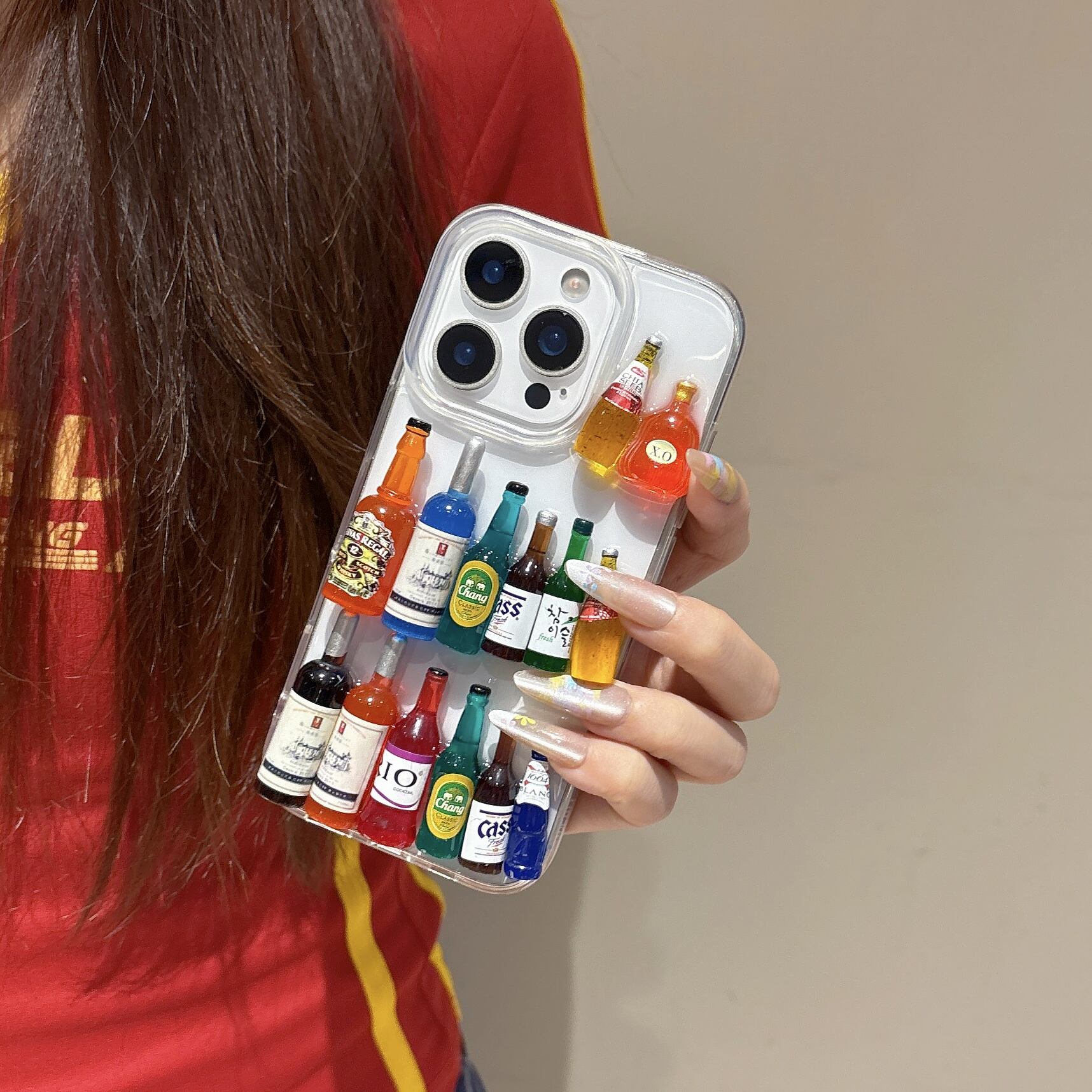 ウイスキー　携帯ケース ミニチュア お酒 ボルト iPhone 17 16 15 14 13 12 ケース クリア 耐