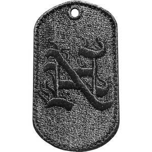 【AFO】FIRE FLAME DOG TAG PENDANT【BLACK】ドッグタグ ペンダント / ヘッド・チェーンセット【ゆうパケット配送対象商品】