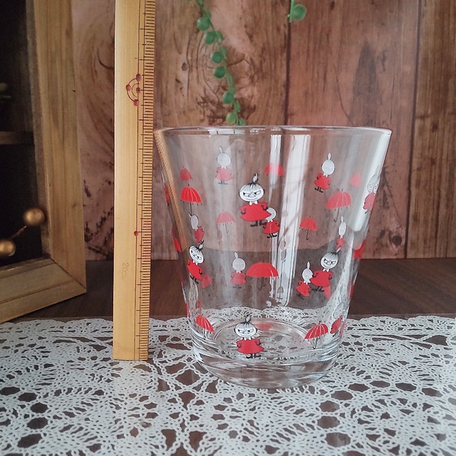 新品　ムーミン　ガラス製 グラス コップ　タンブラー　リトルミイ
