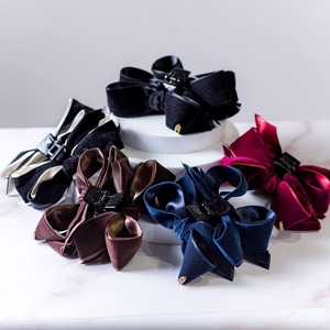 ベロアサテンワニクリップ　