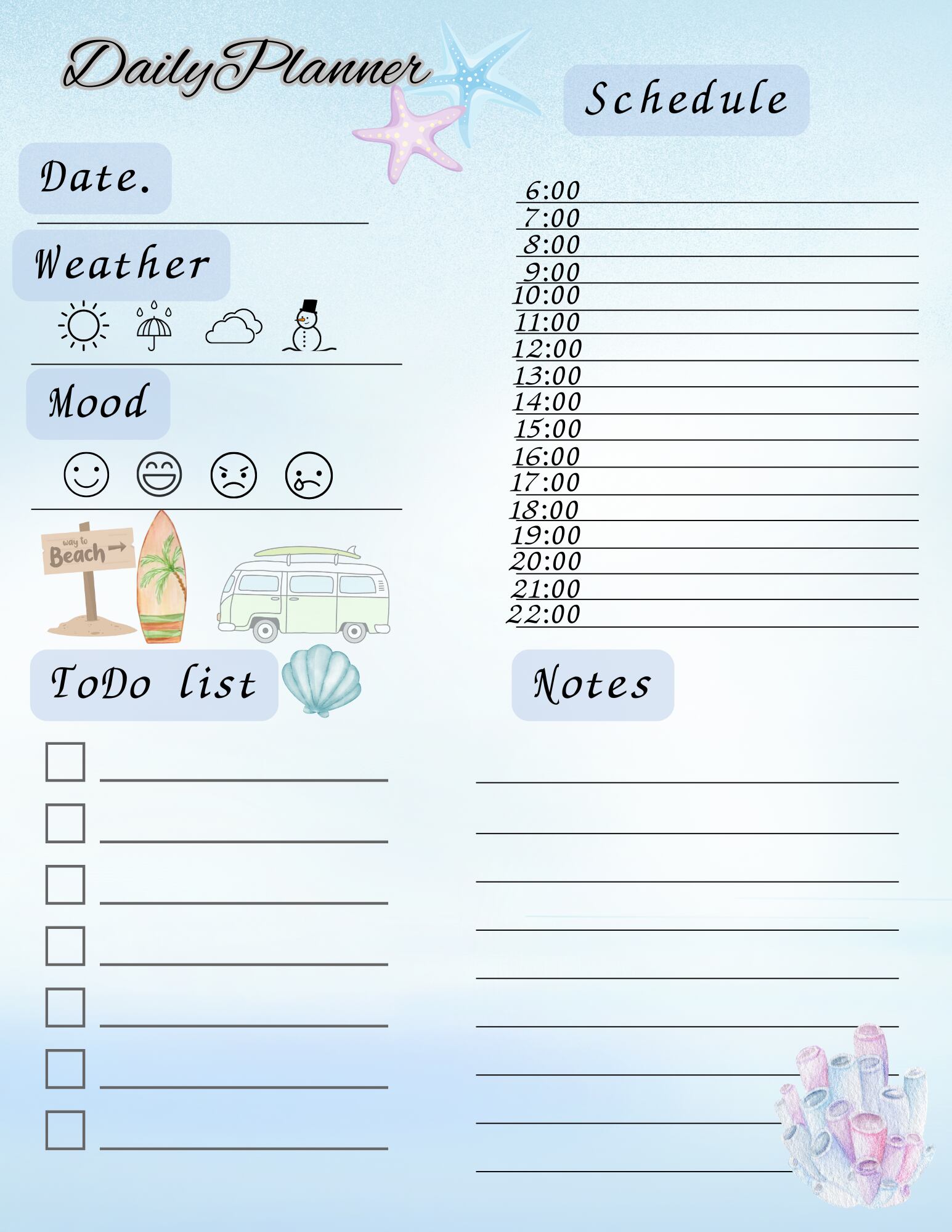 Coco Note SeaSide Note | Coco Note