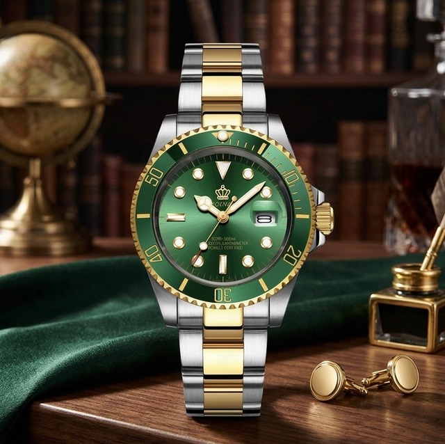 Royal Sovereign - グリーングラデーション・エディション（silver×gold）