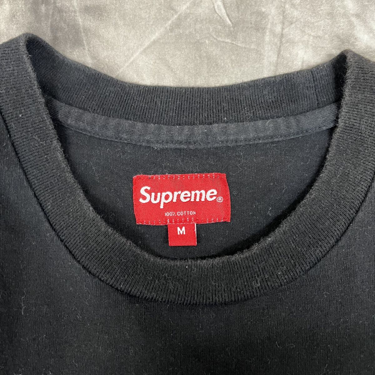 新品 supreme Stagger Tee black シュプリーム