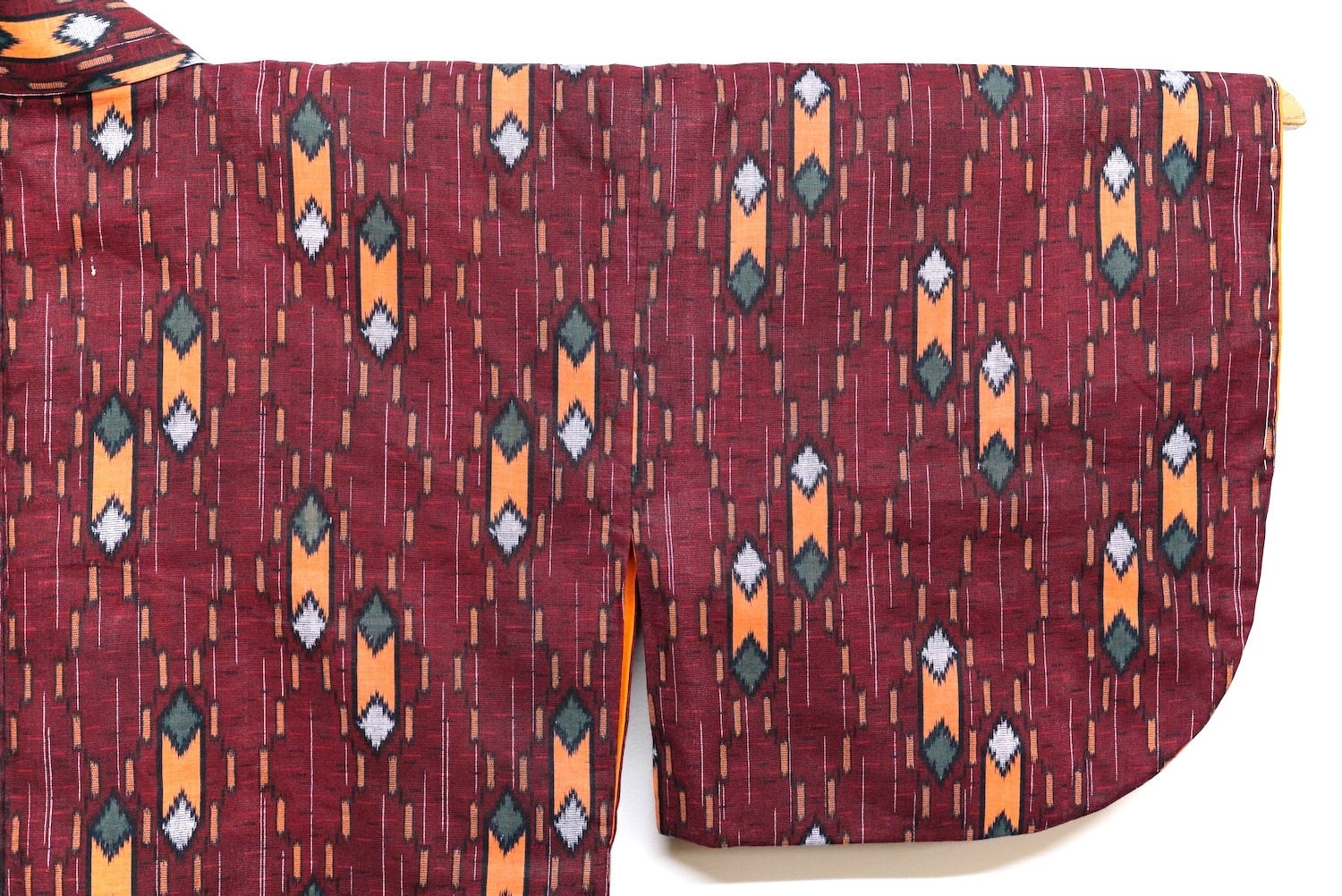 3073 木綿 銘仙 アンティーク着物 昭和レトロ ヴィンテージ 和装 和服