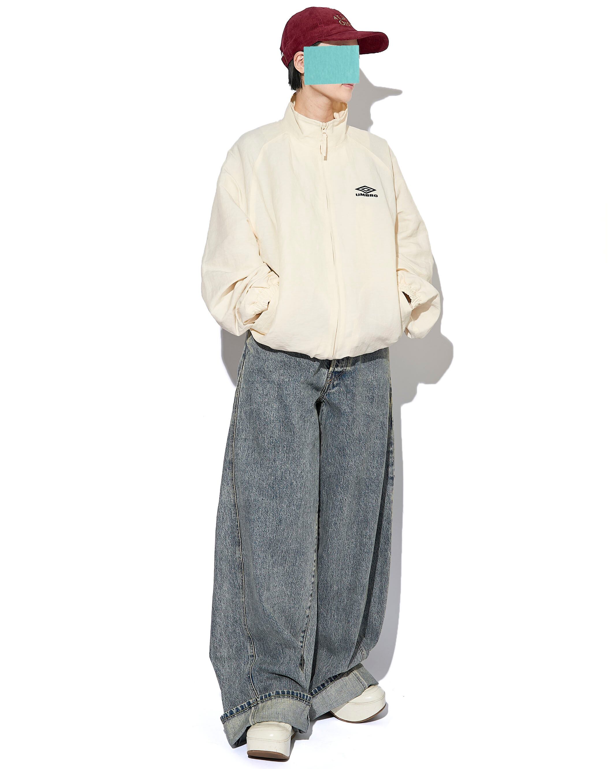 UMBRO Nylon Track Jacket XL アイボリー ssstein × UMBRO 