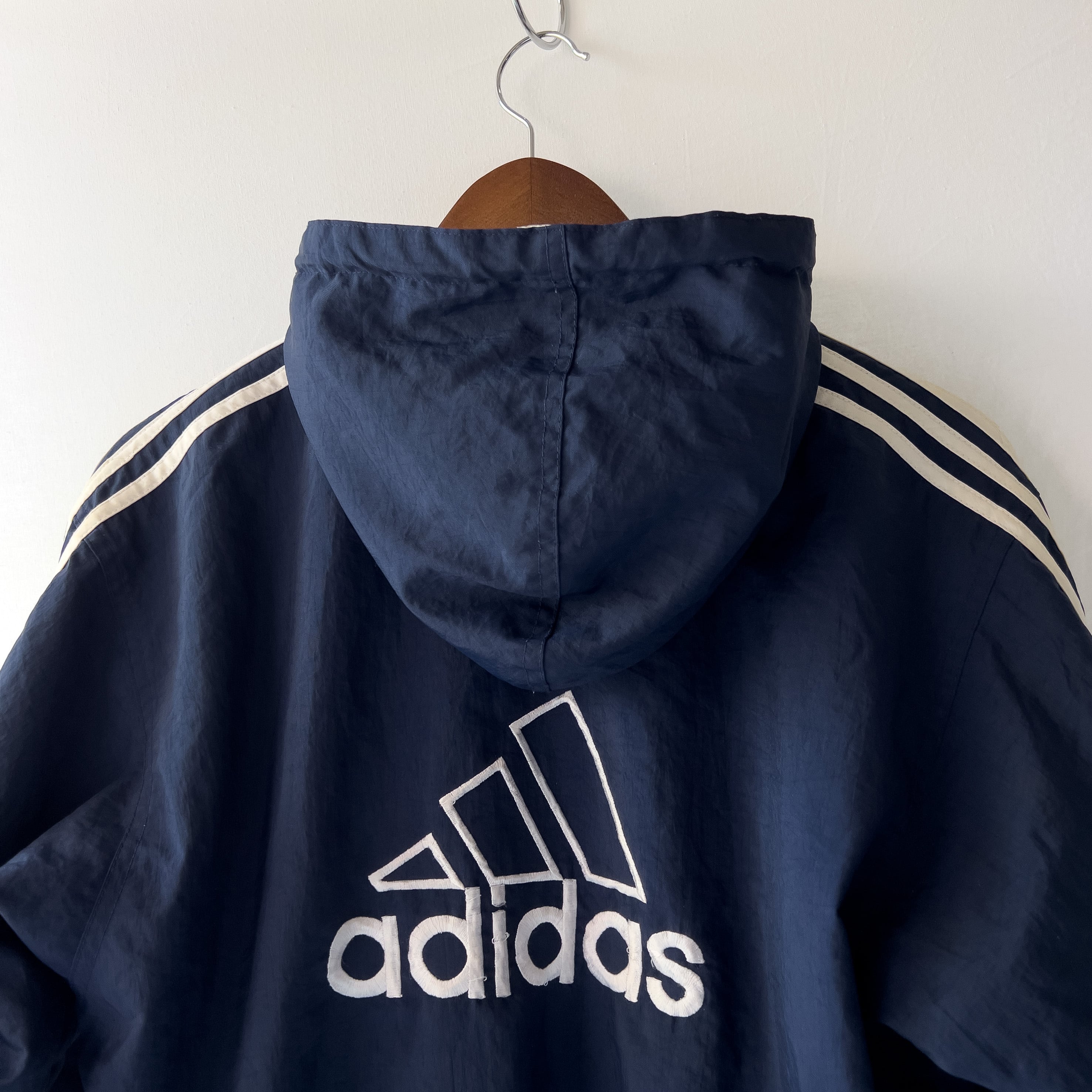 90s〜00s “adidas” nylon parka jacket trefoil logo アディダス ...