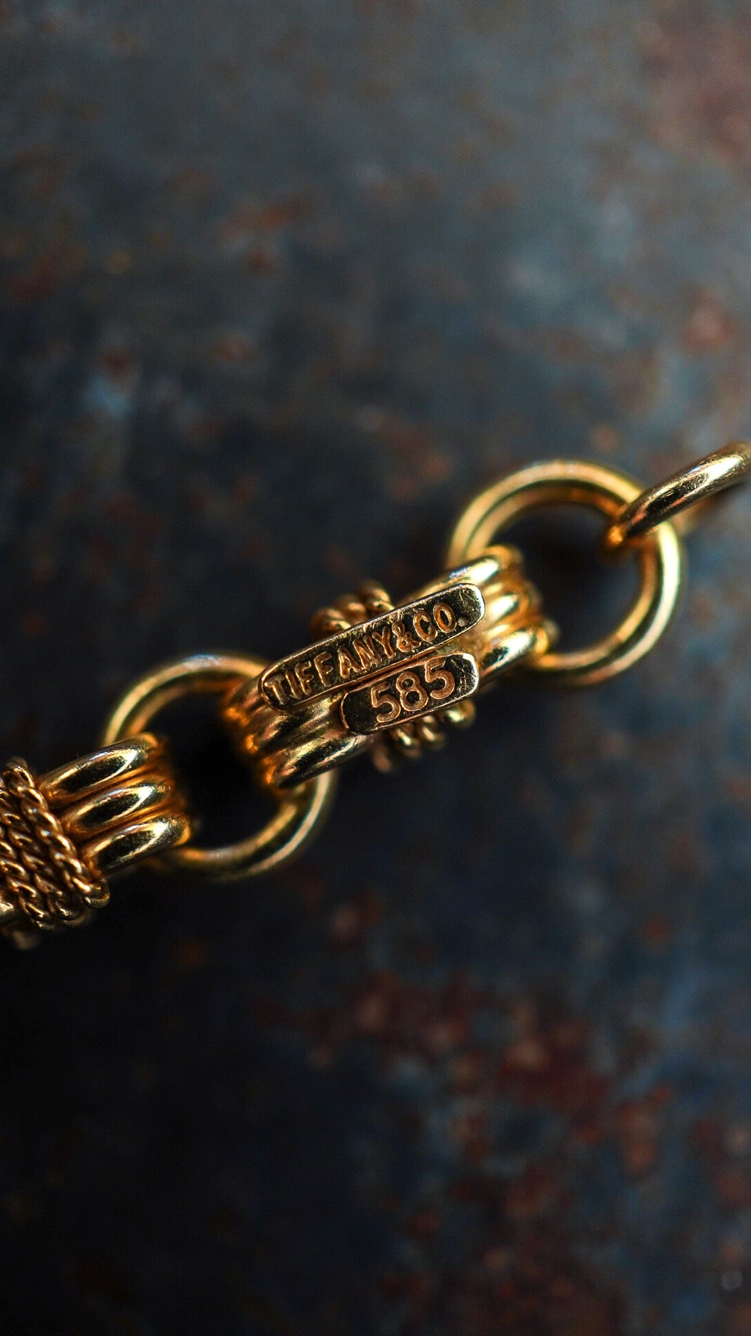 VINTAGE】TIFFANY&Co. ティファニー イエロー ゴールド サークル