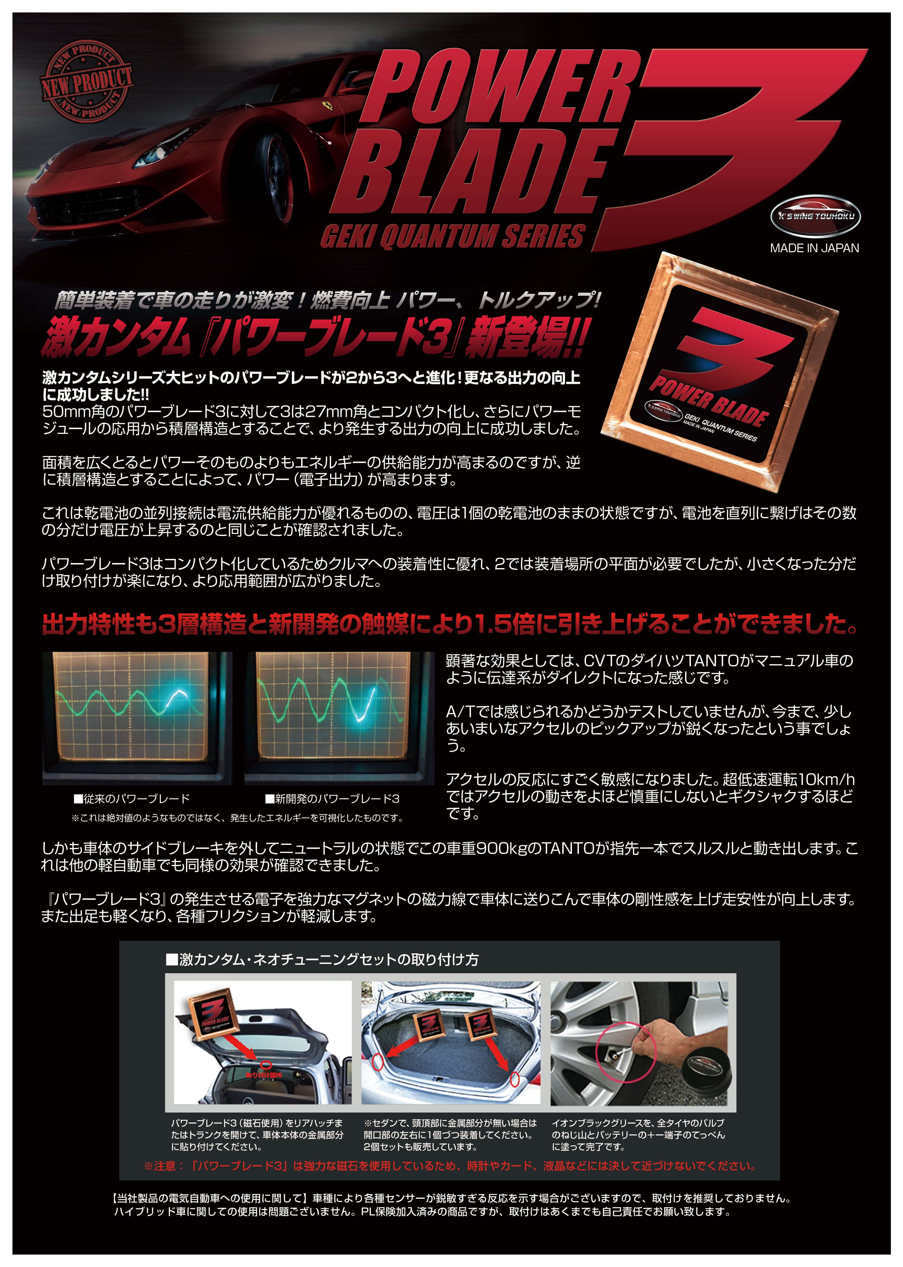 激カンタム イオンバランサーZ3 新登場！ - 自動車