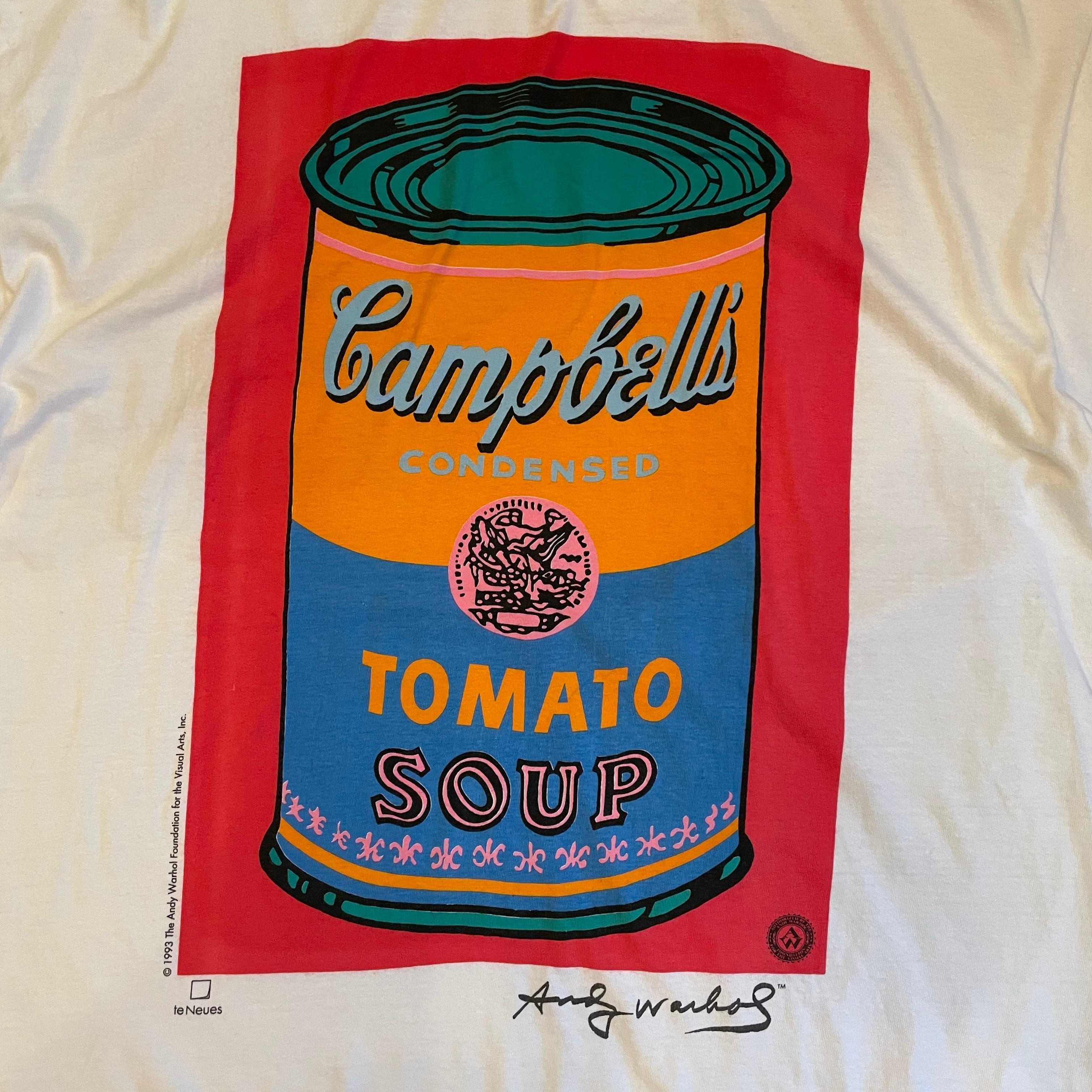 90s Andy Worhol "Campbell soup" T-shirt | What'z up