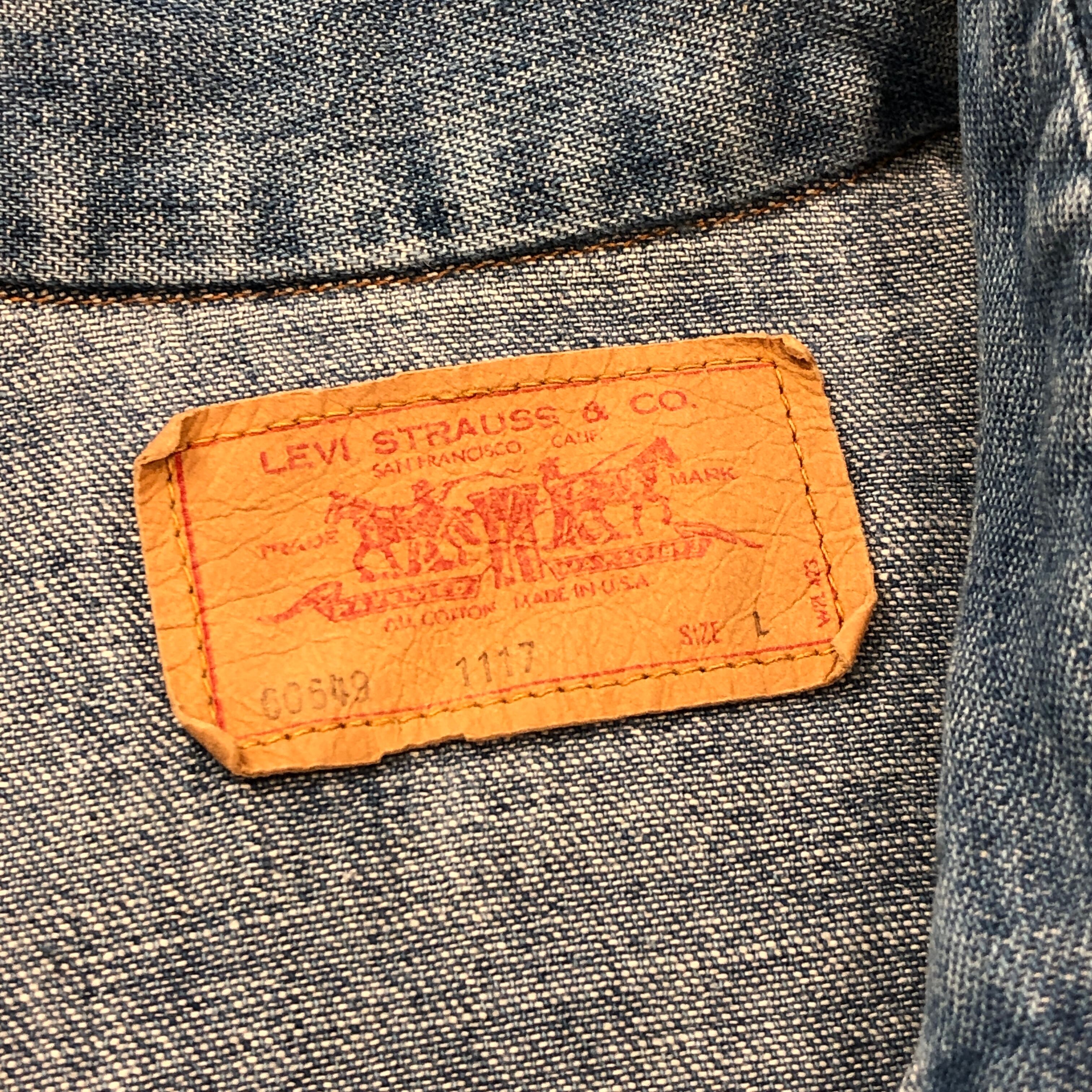 ⊕LEVI'S 60649 DENIM WESTERN SHIRT L USA | safarionline