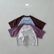 韓国子供服 / LALALAND / 26Autumn / ラテ ラグラン Tシャツ / 秋服 / キッズ *XS~XL*