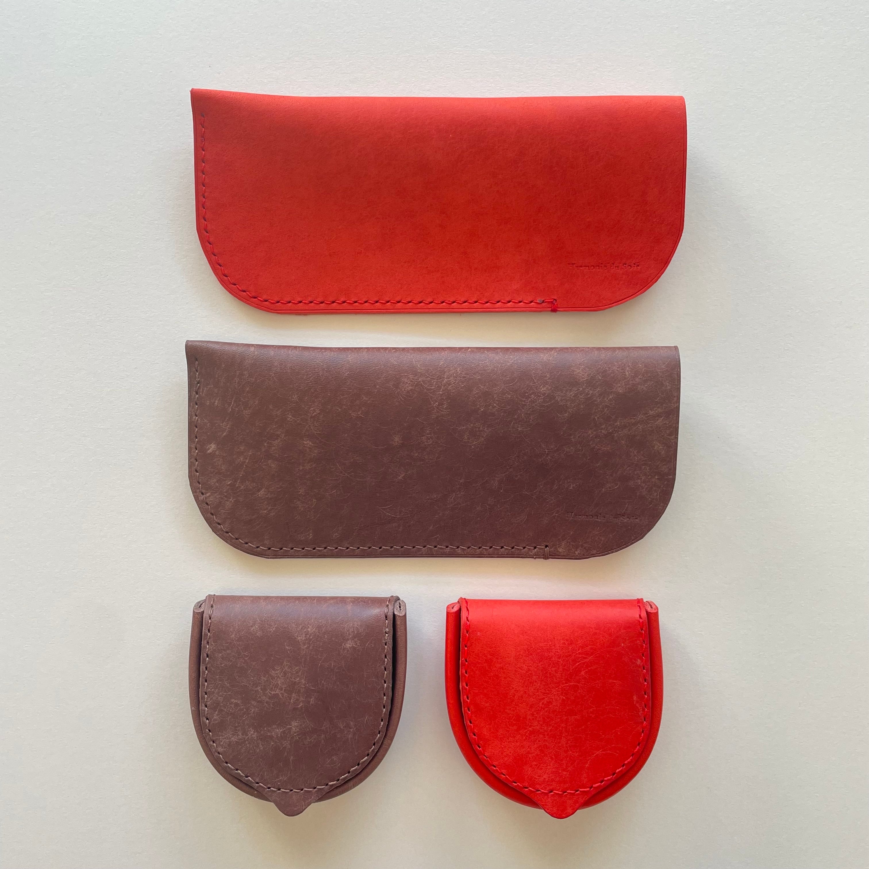 限定色]【COIN CASE】馬蹄型小銭入れ 赤 | 革財布・革小物のハーモニー