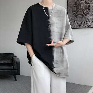 Tie-dye gradient short-sleeve T-shirt(MT1598)