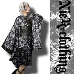 【NieR】⾼品質着物⾵コーデセットHEART BEAT［スカート・帯・飾り紐付き］KMN-1 ニーア セットアップ ストリート サブカル 地雷系  ユニセックス